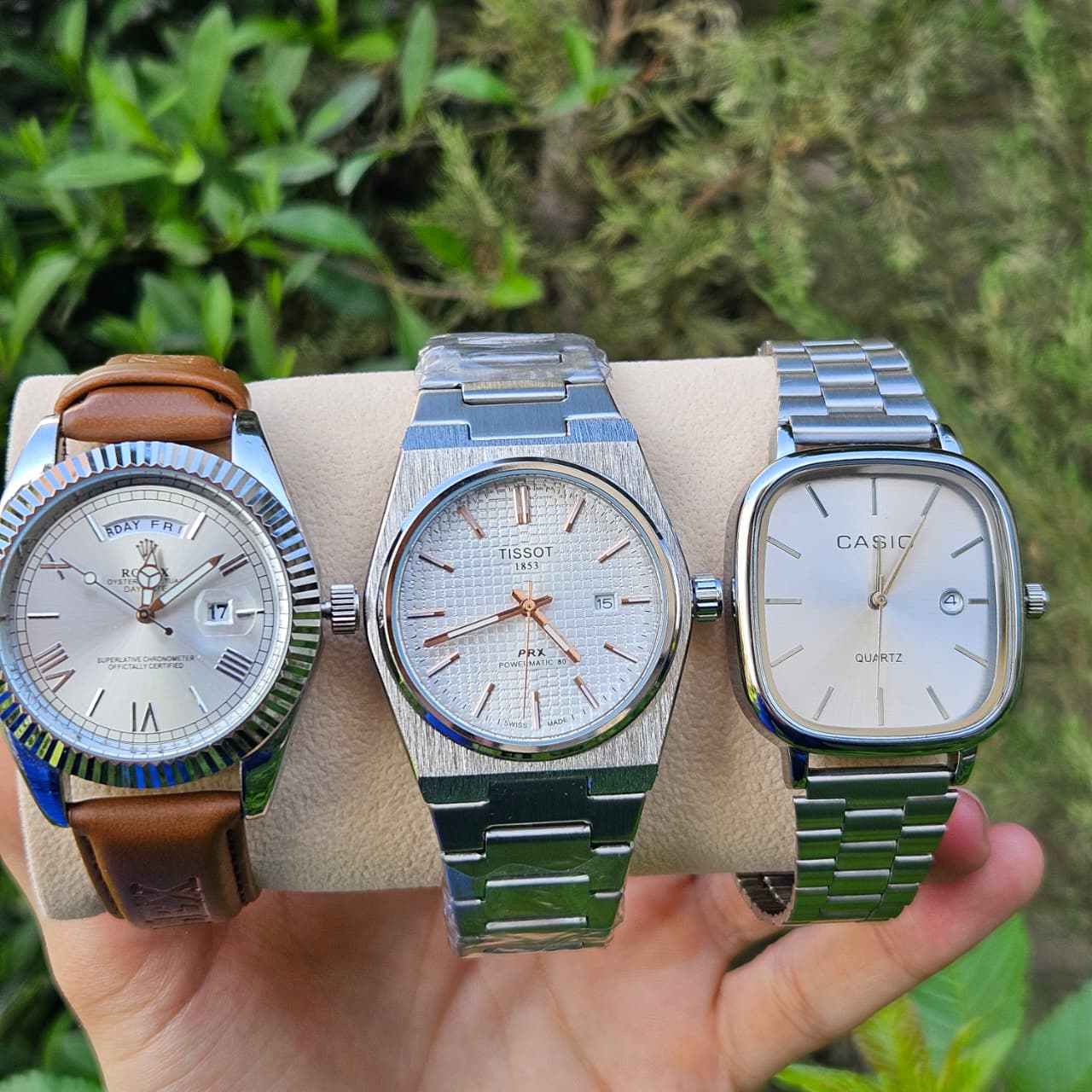 Pack 3 Montre Rolex Casio Tissout