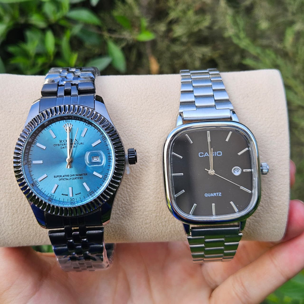 Pack Casio et Rolex 2 montre