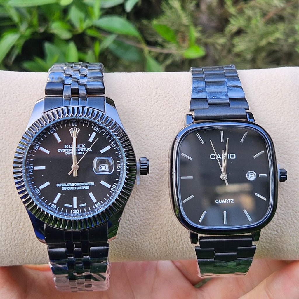 Pack Casio et Rolex 2 montre