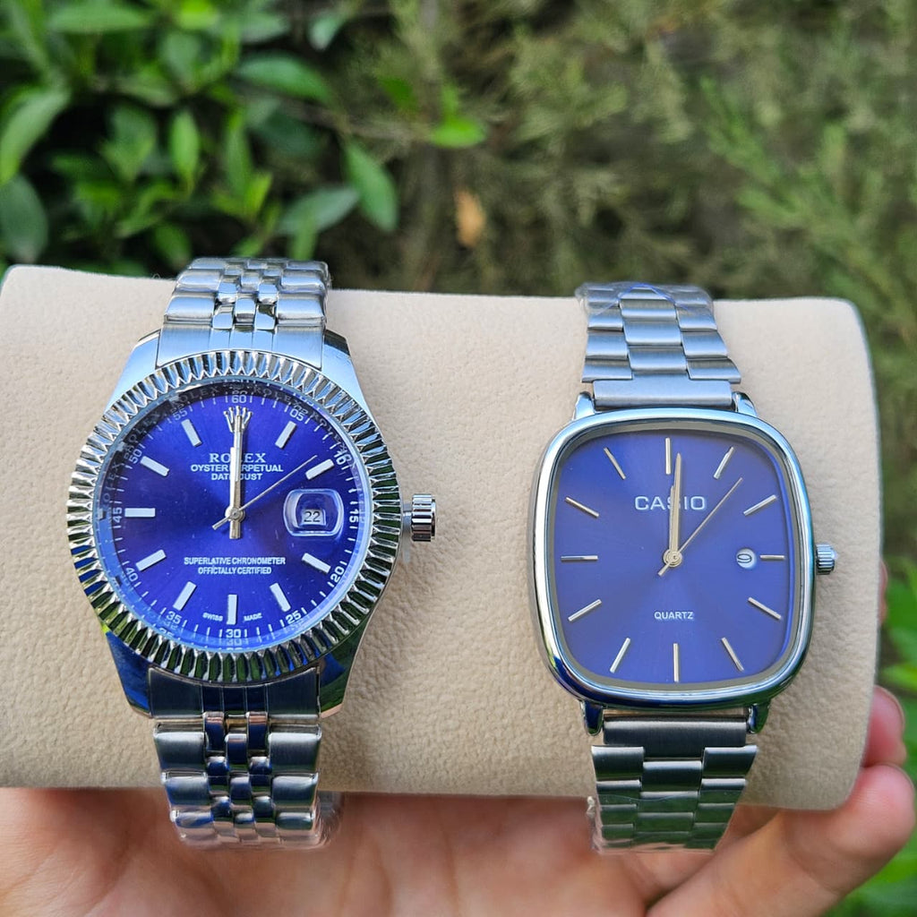 Pack Casio et Rolex 2 montre