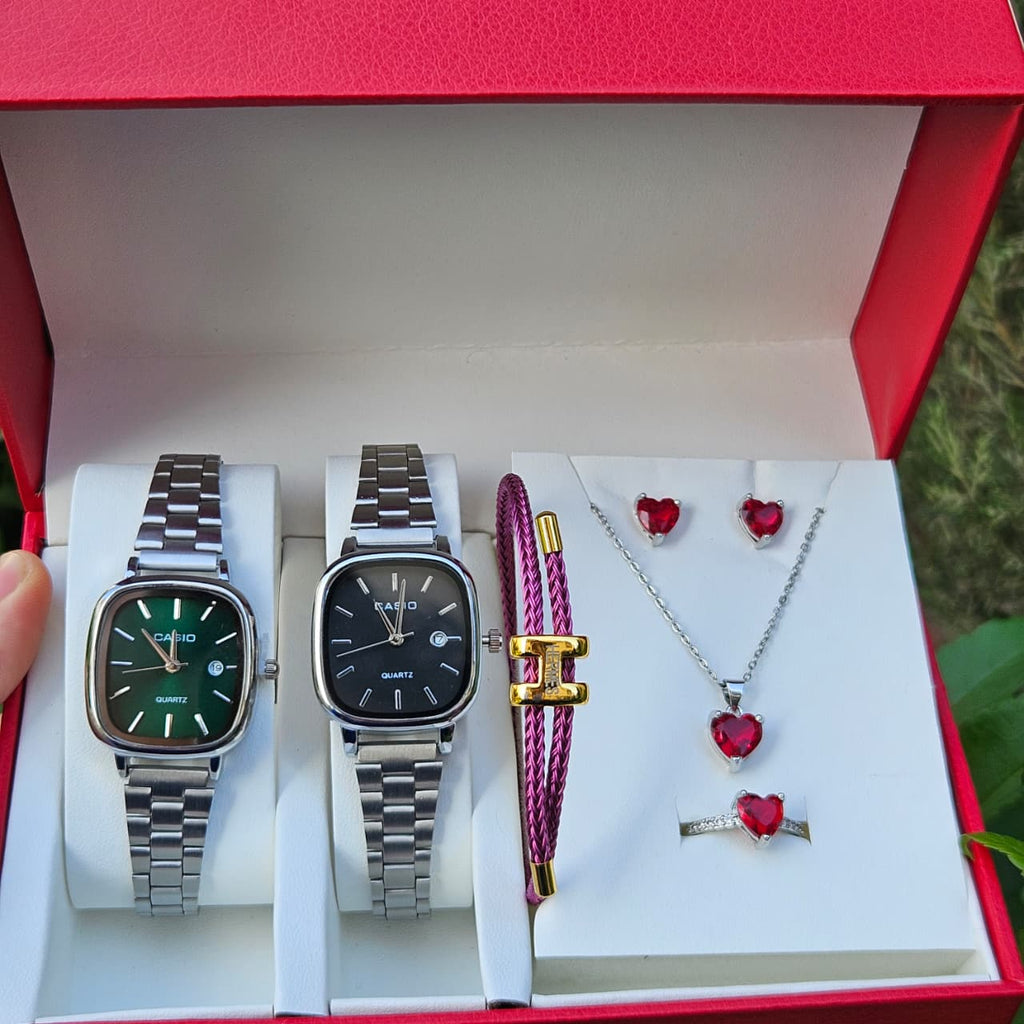 Pack 2 Montre Casio et Pandora et Brasli hirmis