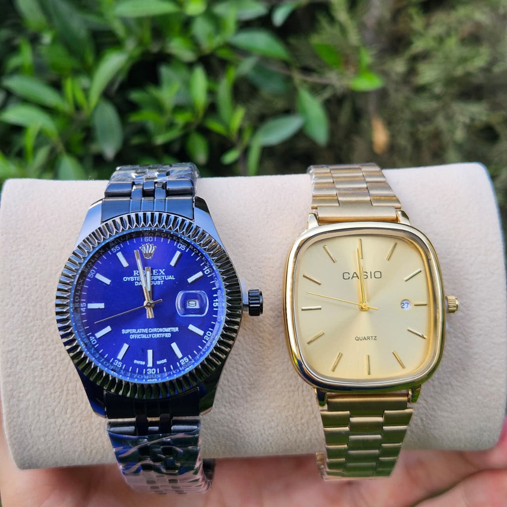 Pack Casio et Rolex 2 montre
