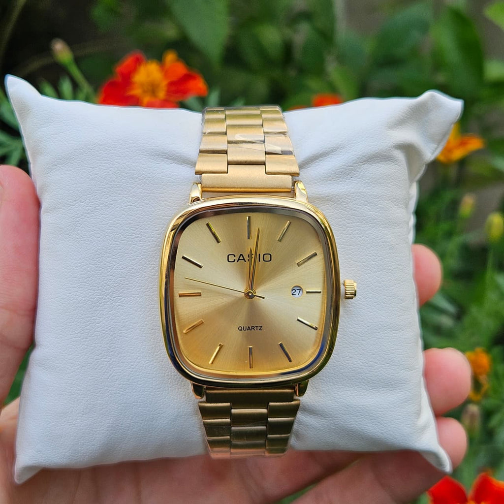 CASIO HOMMES CARRÉ ACIER