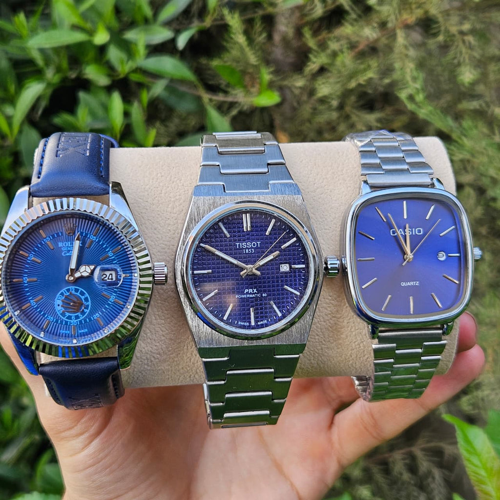 Pack 3 Montre Rolex Casio Tissout