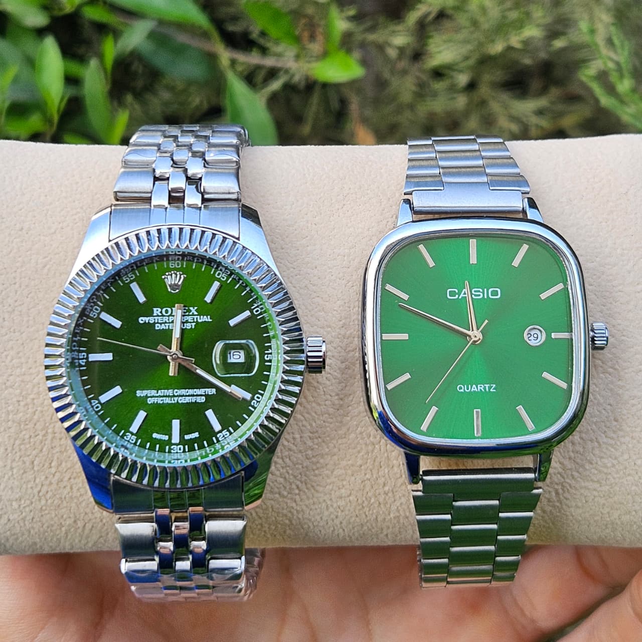 Pack Casio et Rolex 2 montre