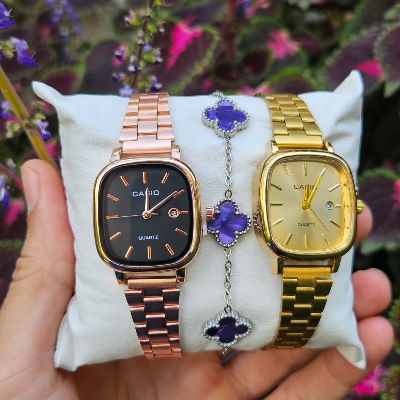 pack 2 Montre Et Braslei Vanklif