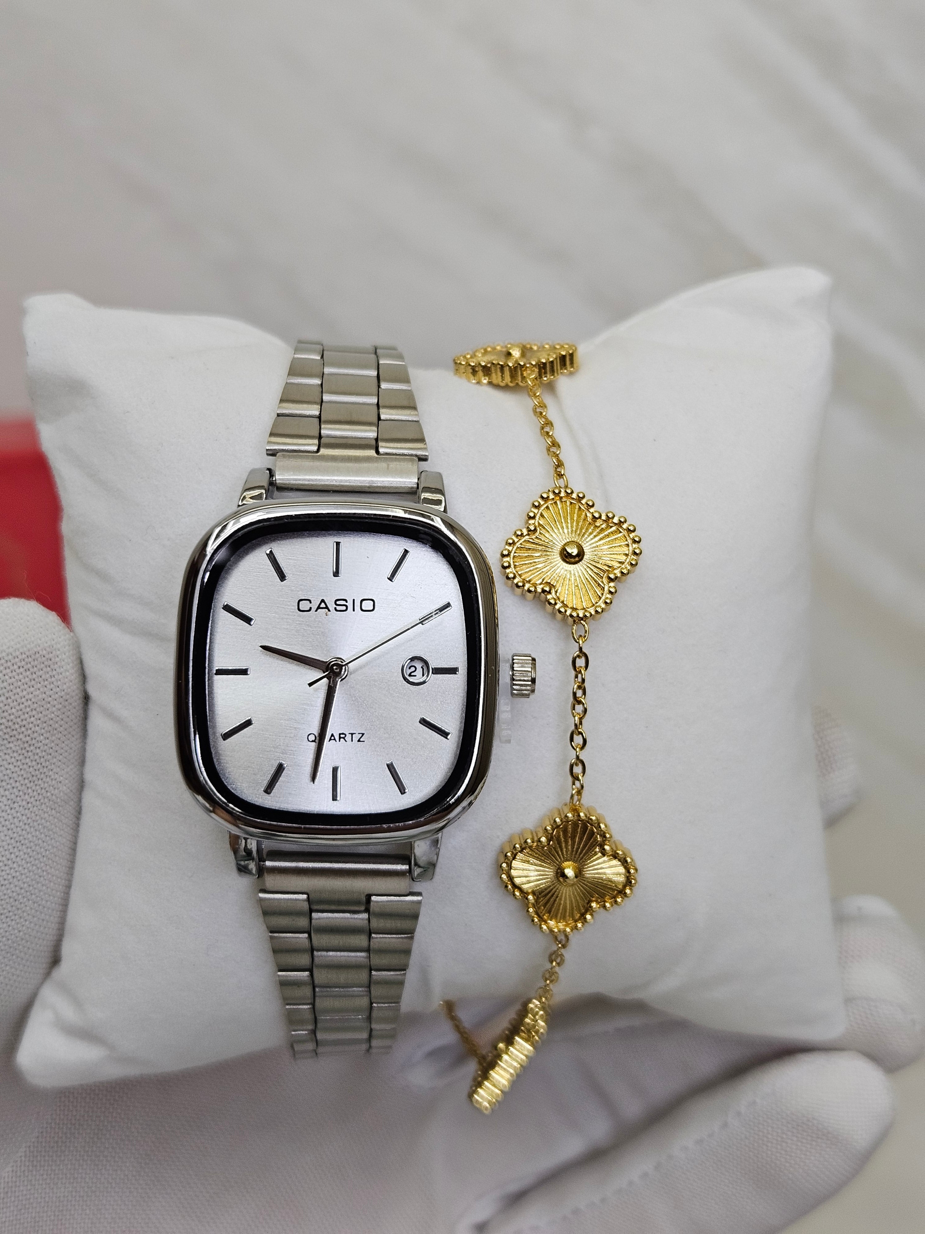Montre Casio Femme et Bracelet